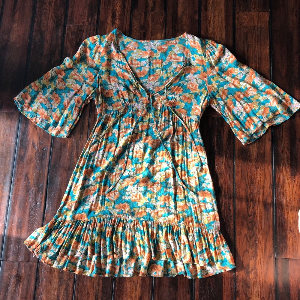 Boho tunic or beach coverup size small